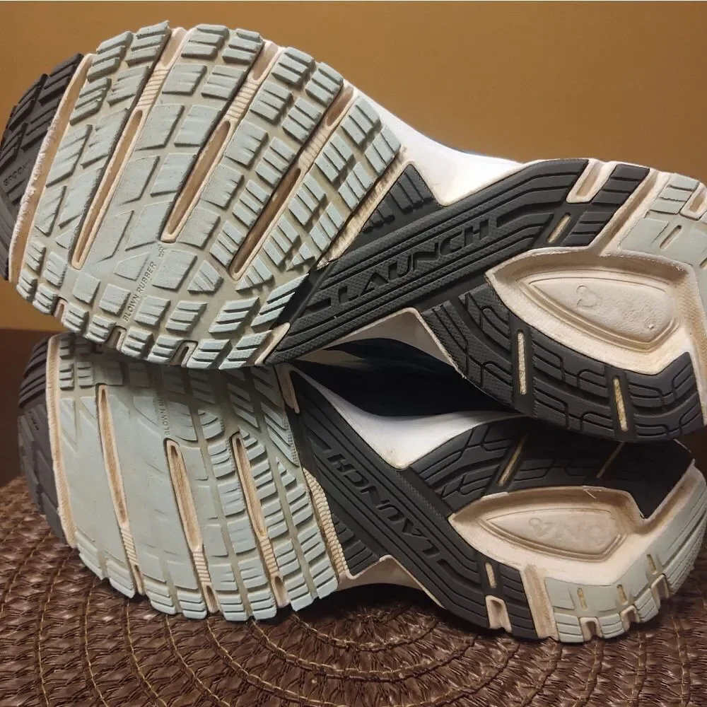Brooks Launch 4 Women's Running Shoes Gray Green